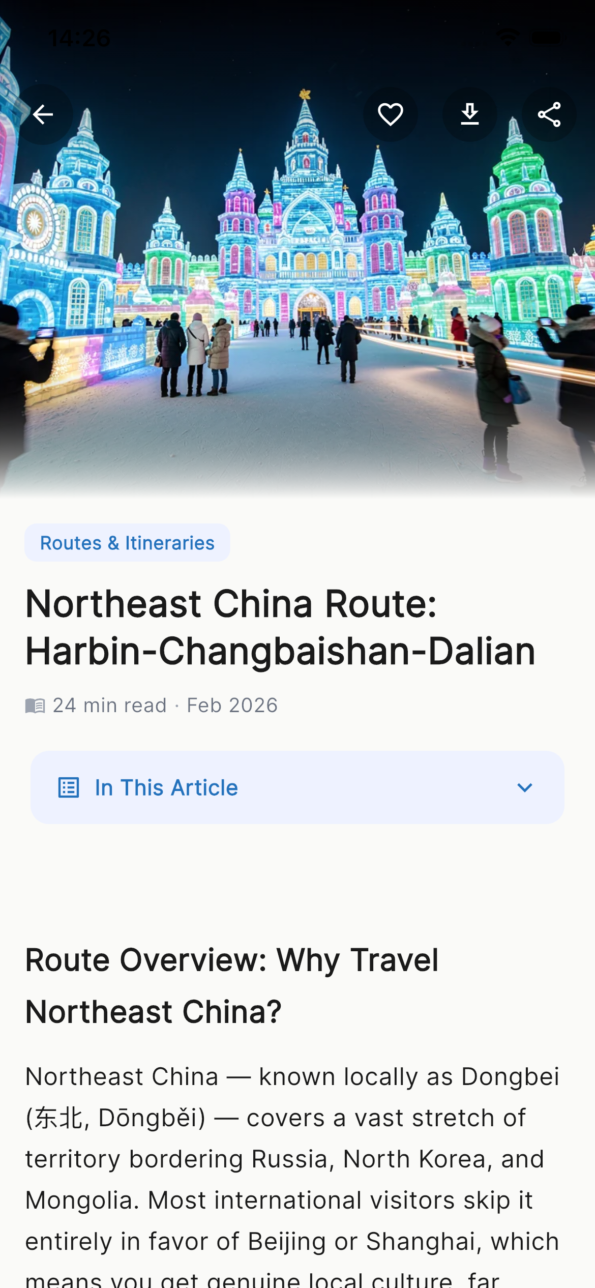 Travel guides in WaysChina app